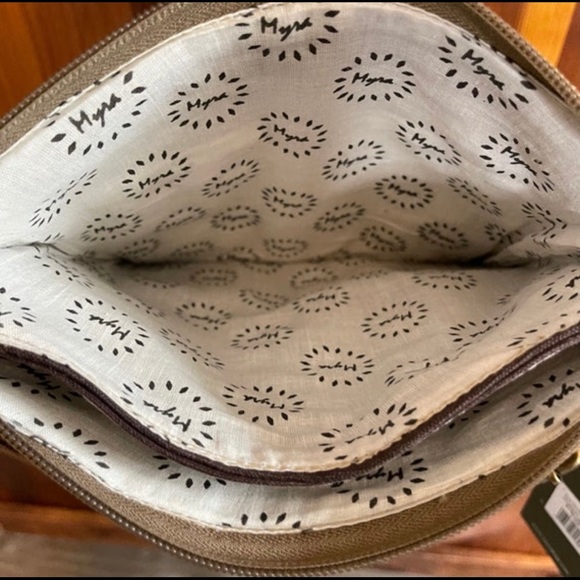 Myra Bag Nifty Small Crossbody Upcycled Canvas Purse - Picture 6 of 10